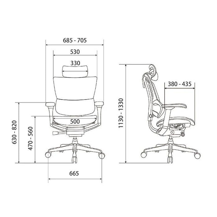 エルゴヒューマン FIT2 HAM オフィスチェア