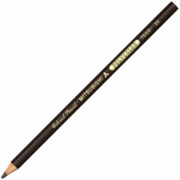 Mitsubishi Pencil Uni Polycolor Mørkebrun K750022 4902778006030