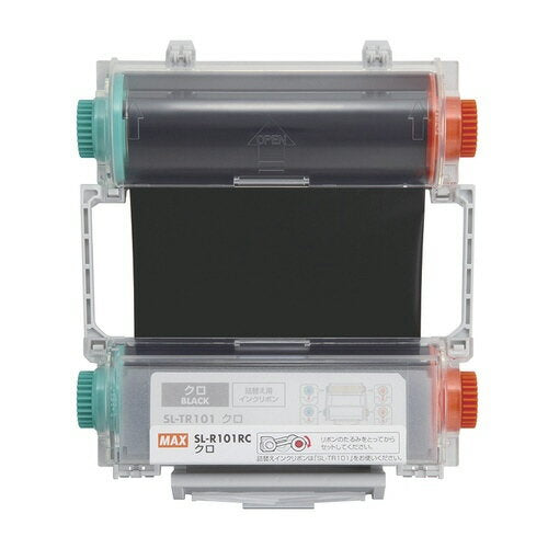 Кассета с красящей лентой Max, черная SL-R101RC, черная 4902870874414