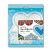 Kawada 80-30028 Perler Perlen Plattenset L Sechseck und Herzform (transparent) 4972825227183