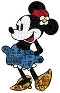 Yanoman 31-02 Jigsaw Puzzle Silhouette -Minnie Mouse- 4979817011133
