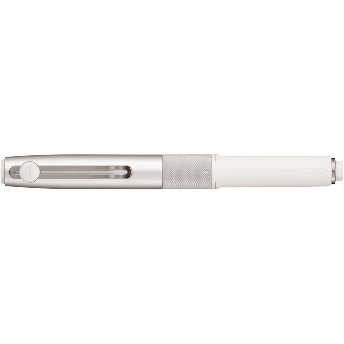 Uni 三菱鉛筆 ユニボール ゼント シグニチャーモデル 回転繰り出し式3色ボールペン 0.38mm シルバー UBE3ZHR38.26