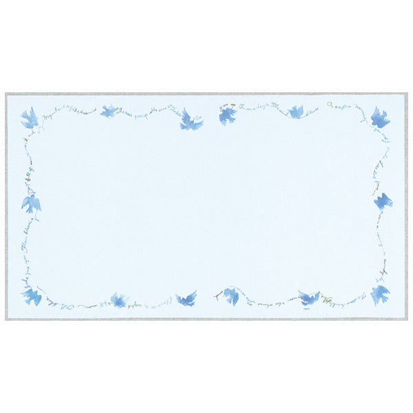 Midori/33139006_Color farbiges Papier mit blauem Vogelmuster/4902805331395