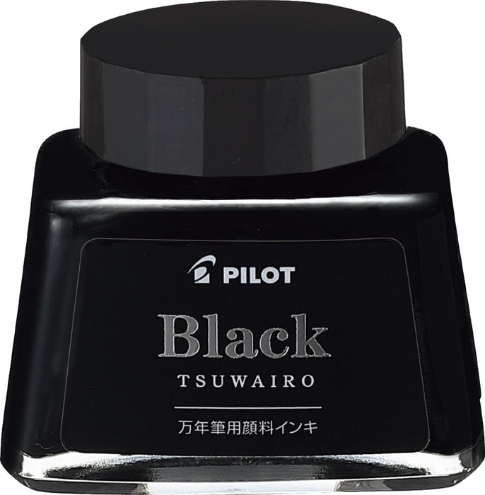 หมึกสีสำหรับปากกาหมึกซึม สีเข้ม (TSUWAIRO) หมึกขวด INK-30TW-B สีดำ PILOT Pilot