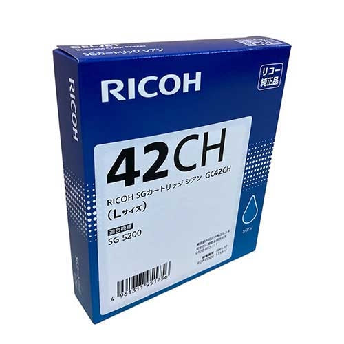 Cartuccia Ricoh SG GC42CH Ciano 515927 4961311951756