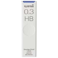 三菱鉛筆 シャープ替芯HB 0.3mm25本 ULS0325HB 4902778272367