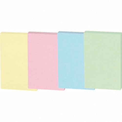 Smart Value zelfklevende doos 75×50 mm gemengde kleuren*2 dozen P433J-M-20 4547345055587