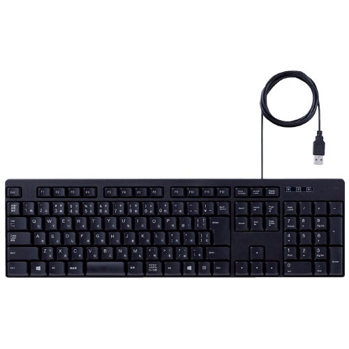 Tastiera completa cablata ELECOM TK-FFCM01BK 4953103282322