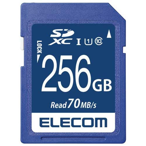 Scheda SDXC di recupero dati ELECOM UHS-I U1 256GB 4549550149563