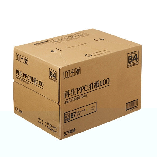 Oji Paper Genbrugs PPC Paper 100 B4 1 Æske 5 Bøger 4984205240767