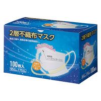 クラフトマン 2層不織布マスク 100枚 4560314966004