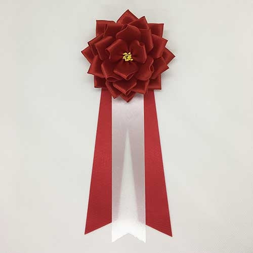 Watanabe emblem emblem bånd medium bånd rose rød 12 stykker 2147345343091