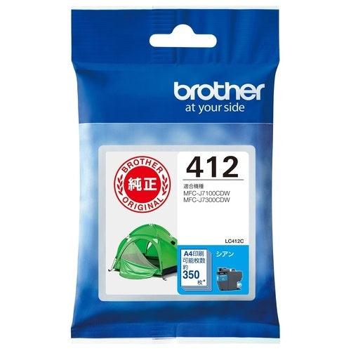 Cartuccia d'inchiostro Brother LC412C 4977766815970