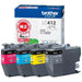 Cartuccia d'inchiostro Brother LC412-4PK 4977766816007
