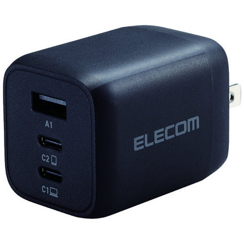 Зарядное устройство переменного тока ELECOM PD65W Cube (C x 2 + A x 1) 4549550281843