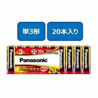 Ｐａｎａｓｏｎｉｃ アルカリ乾電池 単3 20本 LR6XJ/20SW 4984824723887