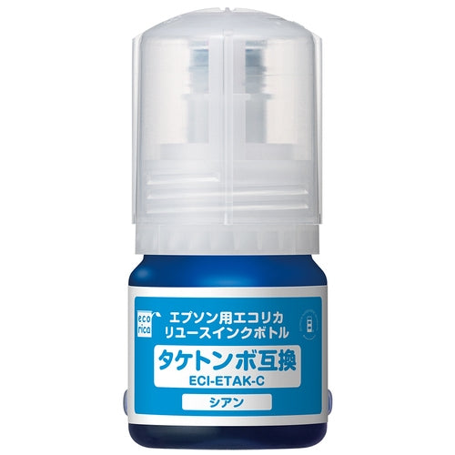 Inchiostro riciclato Ecorica compatibile con TAK-C ciano 4562451408713