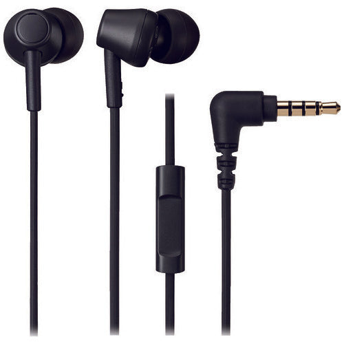 Audio Technica 可持续材料耳机带麦克风黑色 4961310159276