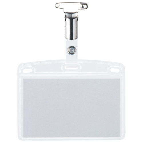 Teg Nama Tag Nilai Pintar Logam C Jenis Kad Perniagaan Mendatar 50 Keping B067J-5 4547345005674