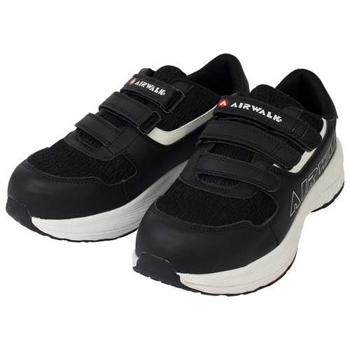 AIRWALK sikkerhedssneakers sorte 25,0 cm 4518406617600