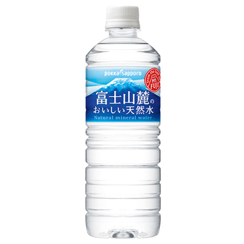 Pokka Sapporo *Deliziosa acqua naturale dai piedi del Monte Fuji PET590mL 24 bottiglie 4902471103517