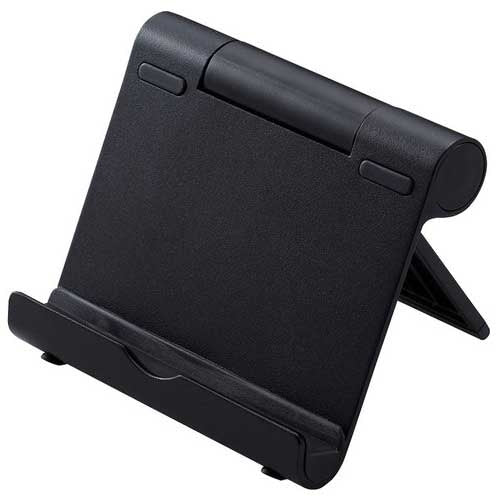 ELECOM Tablet Smartphone Supporto in Alluminio Pieghevole BK 4549550297387