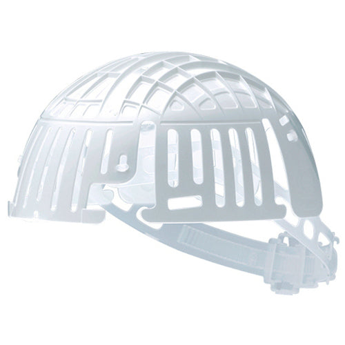 Cappellino interno Midori Anzen bianco con fascia 4548890788074