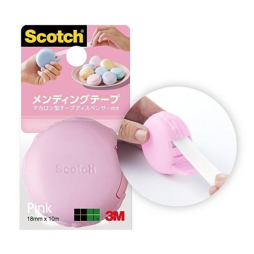 Nastro da rammendo 3M giapponese a forma di macaron rosa 4550309242008