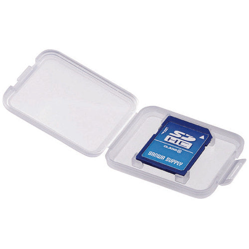 Sanwa Supply Custodia trasparente per scheda di memoria per scheda SD 6 pezzi 4969887314975