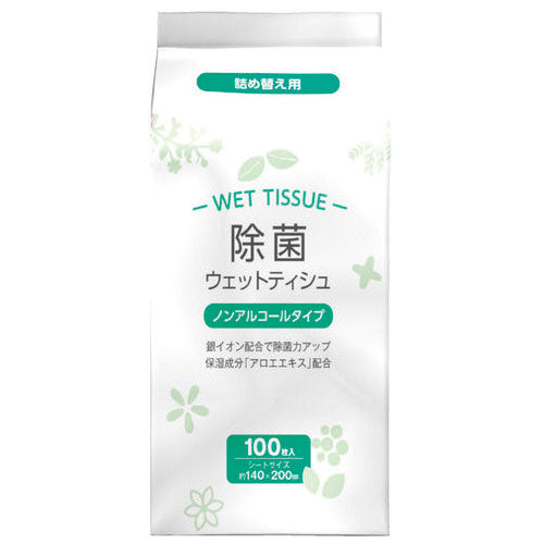 MISM Disinfettante tessuti umidi analcolico 100 ricariche 4945274968105