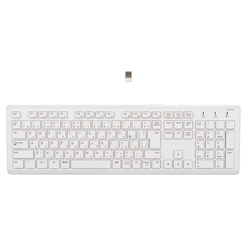 Tastiera completa wireless silenziosa Nakabayashi FKB-R249W 4902205269175