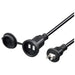 Prolunga di alimentazione antipioggia Sanwa Supply 2P 5m Nero 4969887790793