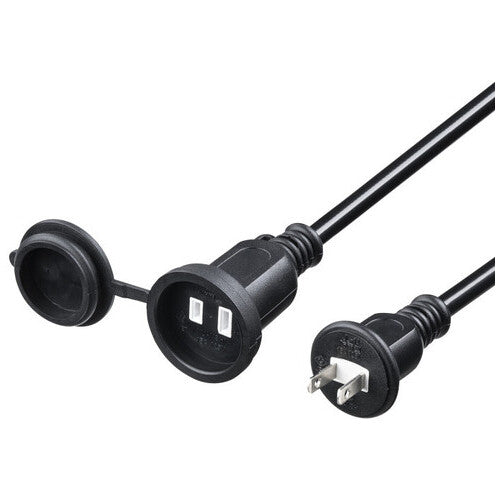 Prolunga di alimentazione antipioggia Sanwa Supply 2P 10m Nero 4969887790809