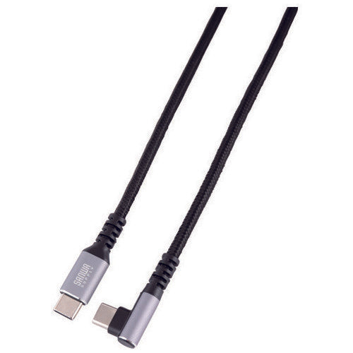 Sanwa Supply Cavo USB2.0C-C 1m a forma di L PD60W 4969887770351