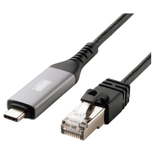 Cavo di conversione LAN Sanwa Supply Type-C 1m KB-SL6CLAN01BK 4969887774182