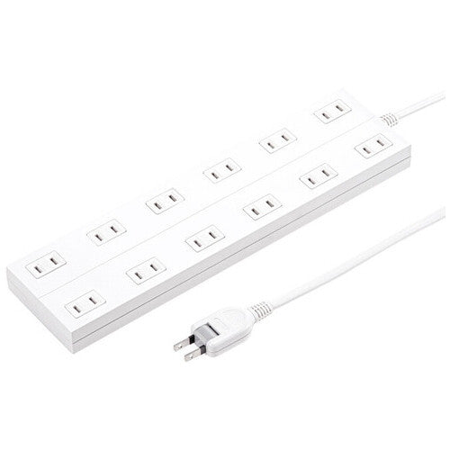 Rubinetto di alimentazione Sanwa Supply 12 porte 5m TAP-2312-5W 4969887828090