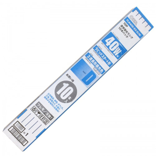 Ohm Lampada Fluorescente Elettrica 40W Tubo Dritto FLR40S EX-D/M 10P Luce Diurna 10 4971275409002