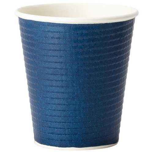 Tazza in rilievo Sunup Blu scuro 210 ml 50 pezzi 30P 2147345377263