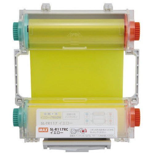 Nastro inchiostrato Max Bepop SL-R117RC Giallo 4902870874537