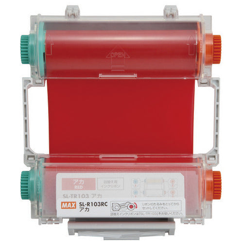 Nastro inchiostrato Max Bepop SL-R103RC Rosso 4902870874421