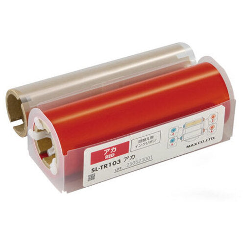 Max Bepop Ricarica Nastro d'inchiostro SL-TR103 Rosso 4902870874582