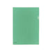 LIHITLAB. Transparante houder F-78-19 A4 C groen 5 stuks 2147345063364