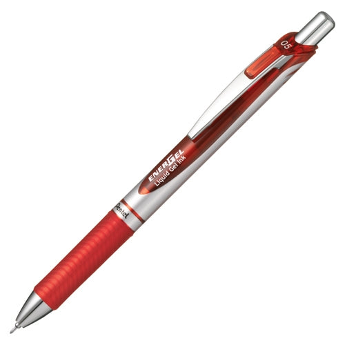 Pentel Energel 0,5 BLN75Z-B Sølv Rød 10 stk 2147345068222