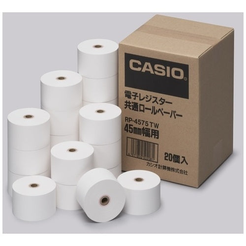 Casio Registro Informatico Rotolo Carta Comune RP-4575-TW 20 Volumi 4971850502081