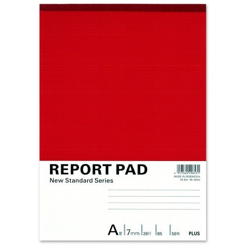 Plus Report Pad RE-050A B5 A-foret 10 bøger 2147345267687