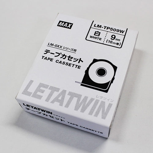 Max Reta Nastro Doppio LM-TP509W Bianco 9mm 4902870811020