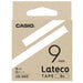 Nastro esclusivo Casio Computer Lateco XB-9WE Lettere nere su bianco 4549526700644