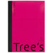 Japan Note Trees B5 A-foret 30 ark Pink 10 bøger 2147345302319