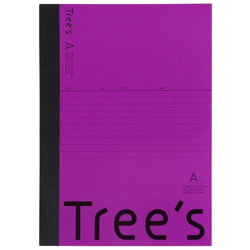 Japan Note Trees B5 A-foret 30 ark Lilla 10 bøger 2147345302326