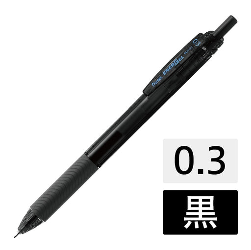 Pentel Energel S BLN123-A Noir 10 pièces 0,3 2147345318327